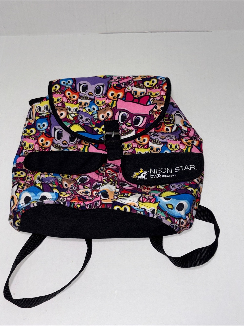 Loungefly Tokidoki Neon Star Colorful Owls Backpack